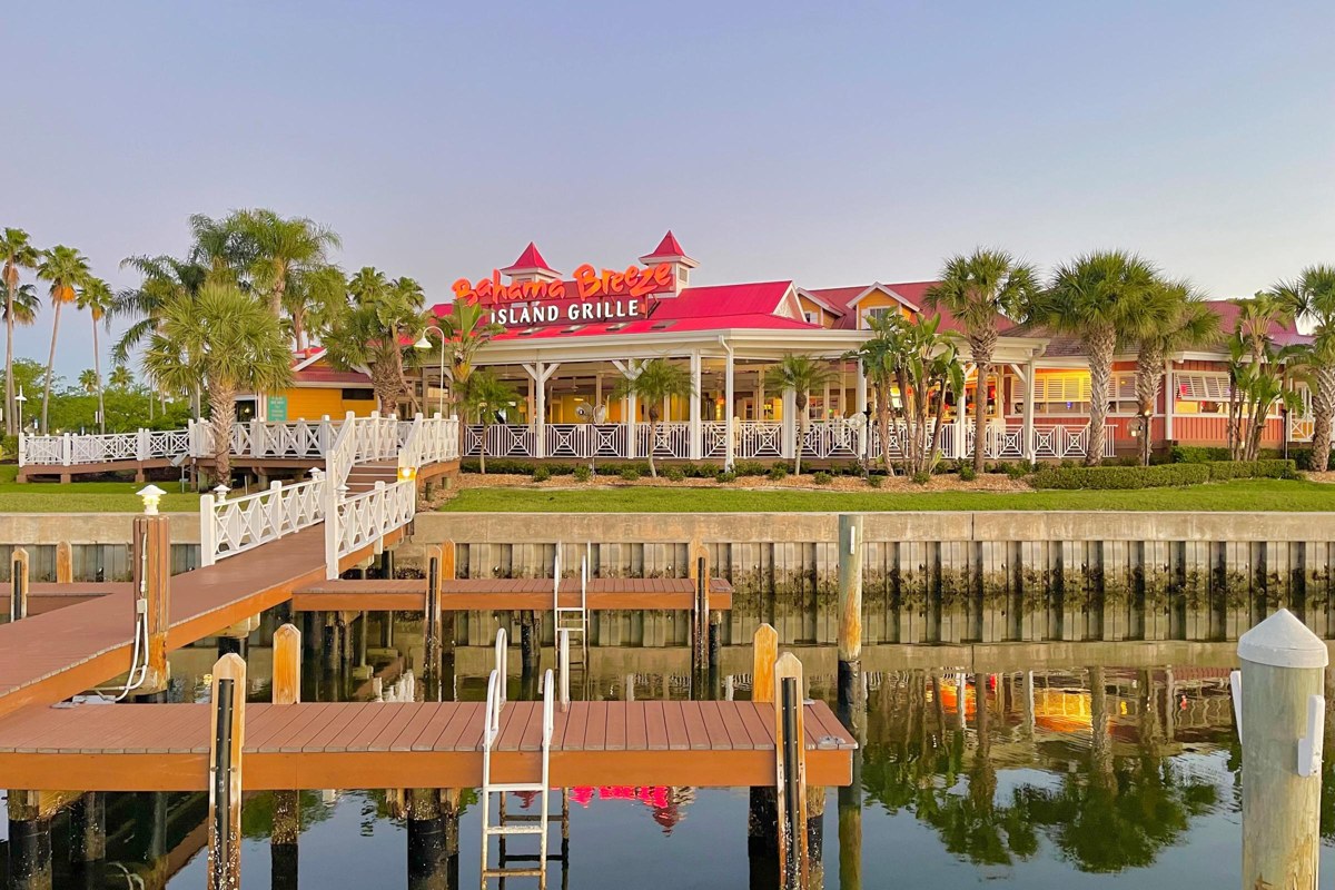 Bahama Breeze overlooking Old Tampa Bay at Rocky Point